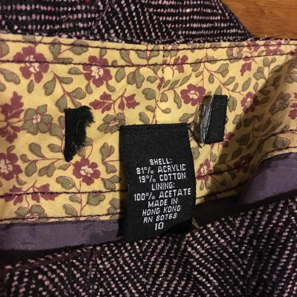 Purple pleated skirt - Picture 6 of 6